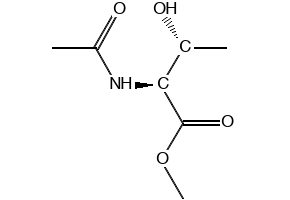 Acetyl-L-threonineMethylester structure, CAS 2458-78-8