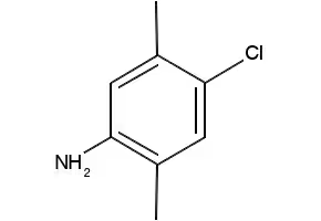 4-Chloro-2,5-dimethylaniline structure, CAS 20782-94-9