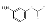 3-(Difluoromethylthio)aniline structure, CAS 24933-59-3