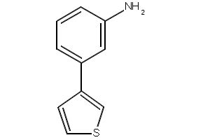 3-Thien-3-ylaniline structure, CAS 161886-96-0