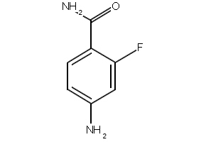 4-Amino-2-fluorobenzamide structure, CAS 609783-45-1