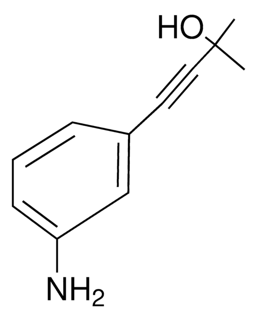 4-(3-Aminophenyl)-2-methyl-3-butyn-2-ol structure, CAS 69088-96-6