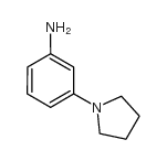 3-Pyrrolidin-1-ylaniline structure, CAS 115833-93-7