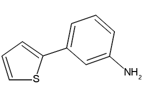 3-(2-Thienyl)aniline structure, CAS 92057-12-0