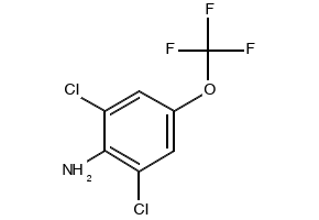 2,6-Dichloro-4-(trifluoromethylthio)aniline structure, CAS 99479-65-9