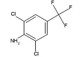4-[2,6-Dichloro-4-(trifluoromethyl)phenoxy]aniline structure, CAS 61946-83-6