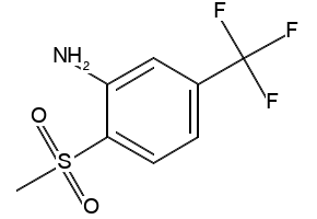 2-Methanesulfonyl-5-(trifluoromethyl)aniline structure, CAS 402-19-7