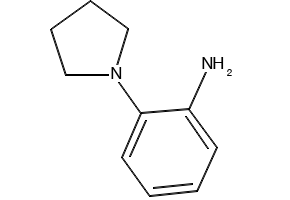 2-Pyrrolidin-1-ylaniline structure, CAS 21627-58-7
