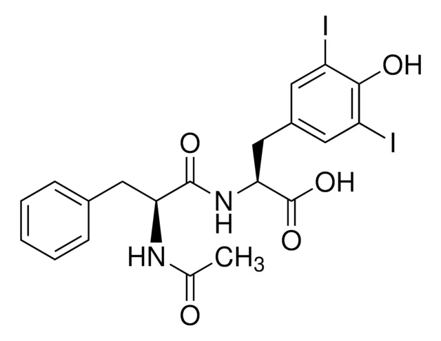 N-Acetyl-L-Phe-3,5-diiodo-L-Tyr structure, CAS 3786-08-1