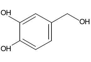 3,4-Dihydroxybenzylalcohol structure, CAS 3897-89-0