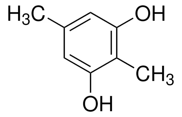 2,5-Dimethylresorcinol structure, CAS 488-87-9