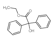 Benzilicacidethylester structure, CAS 52182-15-7