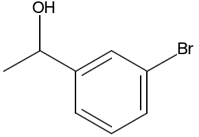 3-Bromo-alpha-methylbenzenealcohol structure, CAS 52780-14-0