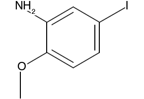 5-Iodo-2-methoxyaniline structure, CAS 77770-09-3