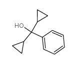alpha,alpha-Dicyclopropylbenzenemethanol structure, CAS 5689-19-0