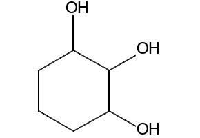 1,2,3-Cyclohexanetriol structure, CAS 6286-43-7