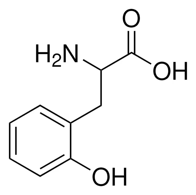 DL-3-(2-Hydroxyphenyl)alanine structure, CAS 2370-61-8