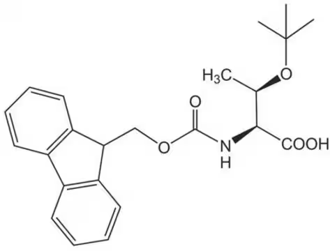 Fmoc-Thr(tBu)-ODHBT structure, CAS 119767-84-9