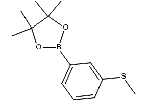 3-(Methylthio)phenylboronicacidpinacolester structure, CAS 710348-63-3
