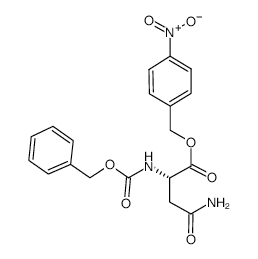 z-l-Asparagine4-nitrobenzylester structure, CAS 3561-56-6