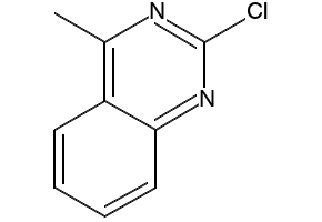 2-Chloro-4-methylquinazoline structure, CAS 6141-14-6