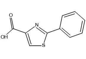 2-Phenyl-1,3-thiazole-4-carboxylicacid structure, CAS 7113-10-2