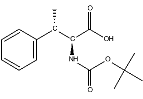 N-Boc-erythro-L-beta-methylphenylalanine structure, CAS 90731-57-0