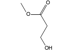 Methyl3-hydroxypropanoate structure, CAS 6149-41-3