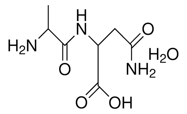 DL-Alanyl-DL-asparagine structure, CAS 1999-41-3