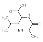 DL-Alanine-L-leucine structure, CAS 1638-60-4