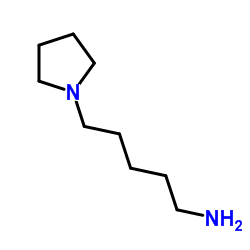 5-Pyrrolidinoamylamine structure, CAS 71302-71-1