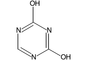 5-Aza-2,4-dihydroxypyrimidine structure, CAS 71-33-0