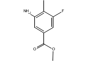 Benzoicacid,3-amino-5-fluoro-4-methyl-,Ethylester structure, CAS 713-47-3
