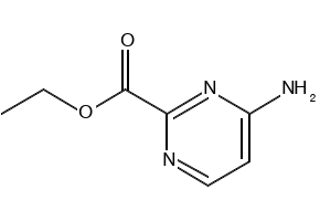 Ethyl4-aminopyrimidine-2-carboxylate structure, CAS 71470-41-2