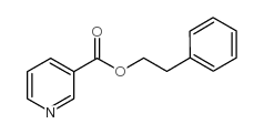 2-PhenylEthylnicotinate structure, CAS 71653-43-5