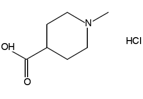 1-Methylpiperidine-4-carboxylicacidhydrochloride structure, CAS 71985-80-3