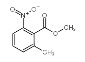 Methyl2-methyl-6-nitro-benzoate structure, CAS 61940-22-5