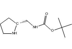 (R)-2-Boc-Aminomethyl-pyrrolidine structure, CAS 719999-54-9