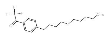 P-Decyl-a,a,a-trifluoroacetophenone structure, CAS 100444-41-5