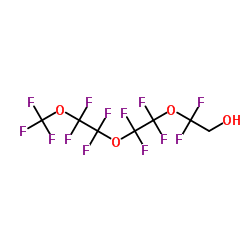 Fluorinatedtriethyleneglycolmonomethylether structure, CAS 147492-57-7