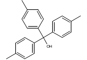 4,4'-Dimethyl-4''-methyltritylalcohol structure, CAS 3247-00-5