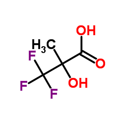 2-(Trifluoromethyl)-2-hydroxypropionicacid structure, CAS 114715-77-4