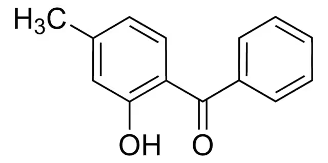 2-Hydroxy-4-methylbenzophenone structure, CAS 3098-18-8