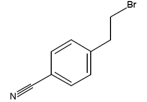 4-(2-BromoEthyl)benzonitrile structure, CAS 72054-56-9
