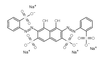 2,7-Bis(2-sulfophenylazo)chromotropicacidtetrasodiumsalt structure, CAS 68504-35-8