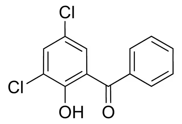 3,5-Dichloro-2-hydroxybenzophenone structure, CAS 7396-92-1