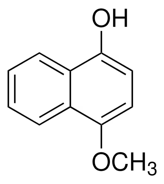 1-Hydroxy-4-methoxynaphthalene structure, CAS 84-85-5