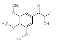 3,4,5-Trimethoxyphenylglyoxalhydrate structure, CAS 150114-69-5