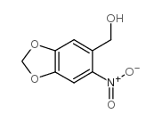 6-Nitropiperonylalcohol structure, CAS 15341-08-9