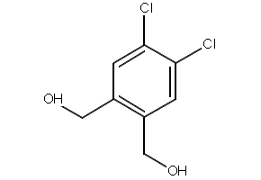 4,5-Dichloro-1,2-Benzenedimethanol structure, CAS 24006-92-6